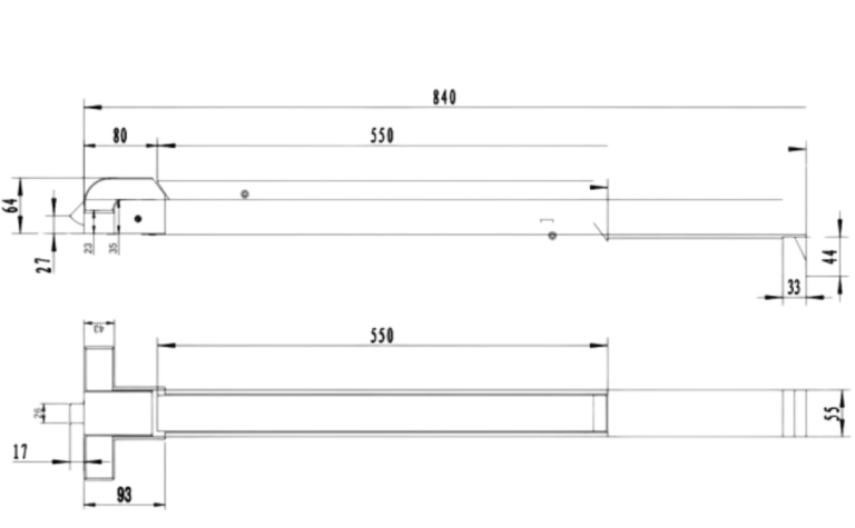 DORTEC panic exit device