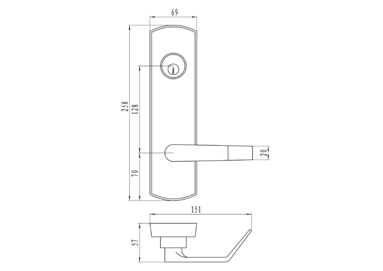 exit device trim