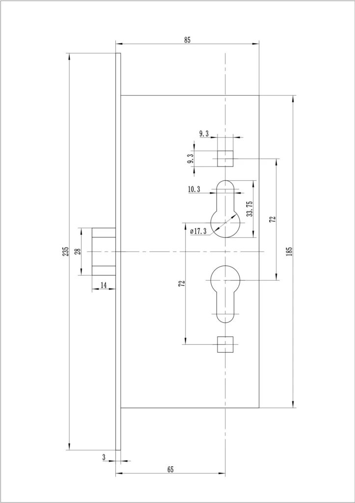 mortise lock