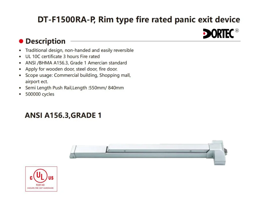 panic exit device